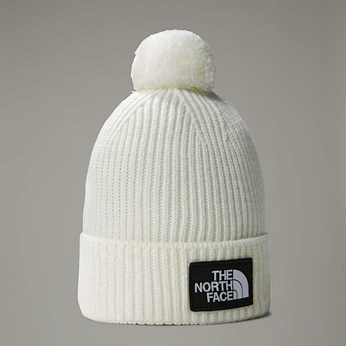 Womens north face bobble hat on sale