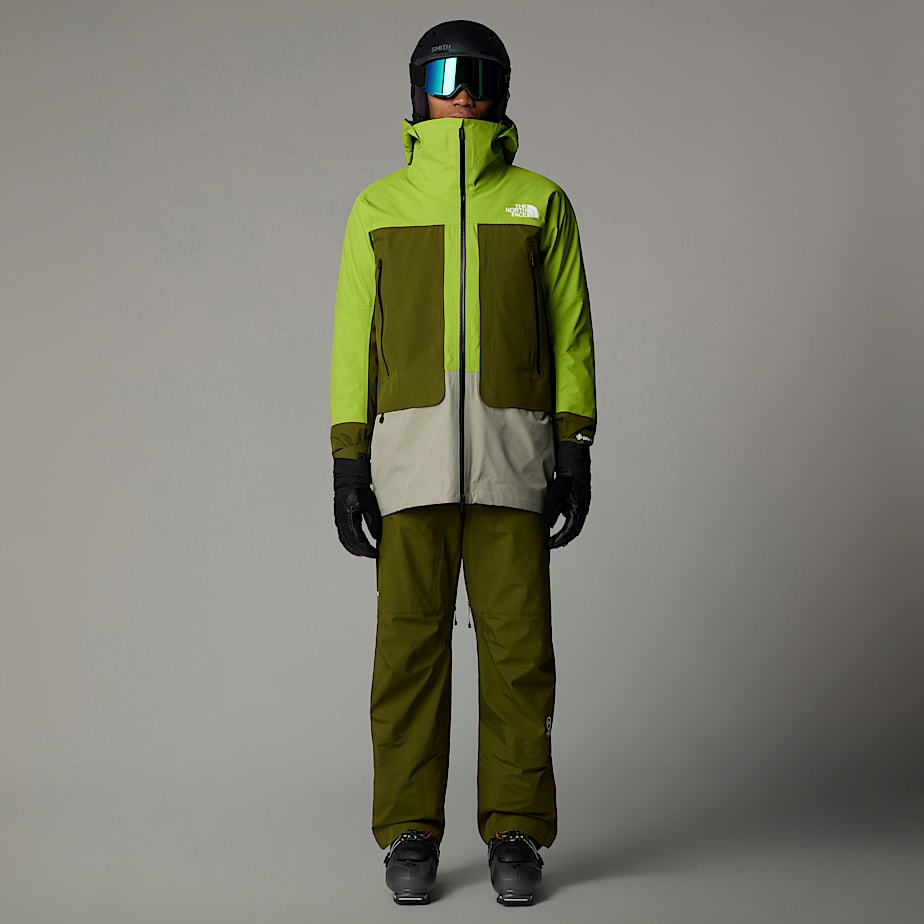 Giacca Summit Verbier GORETEX da uomo TNF Meadow GrassForest OliveClay Grey ALT1