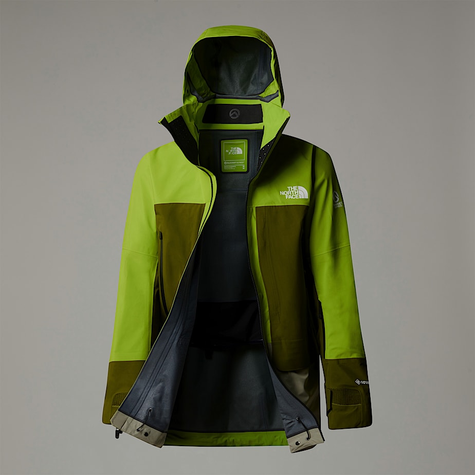 Giacca Summit Verbier GORETEX da uomo TNF Meadow GrassForest OliveClay Grey ALT12