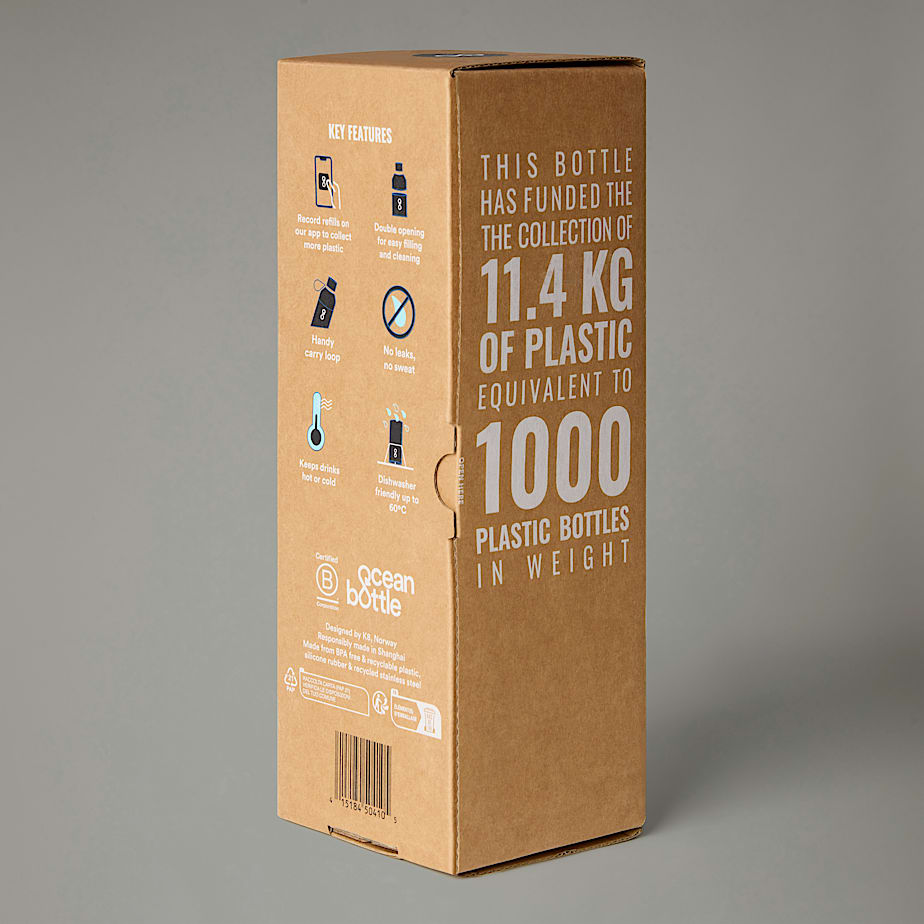 The North Face X Ocean Bottle 09L Water Bottle TNF TNF Black ALT6