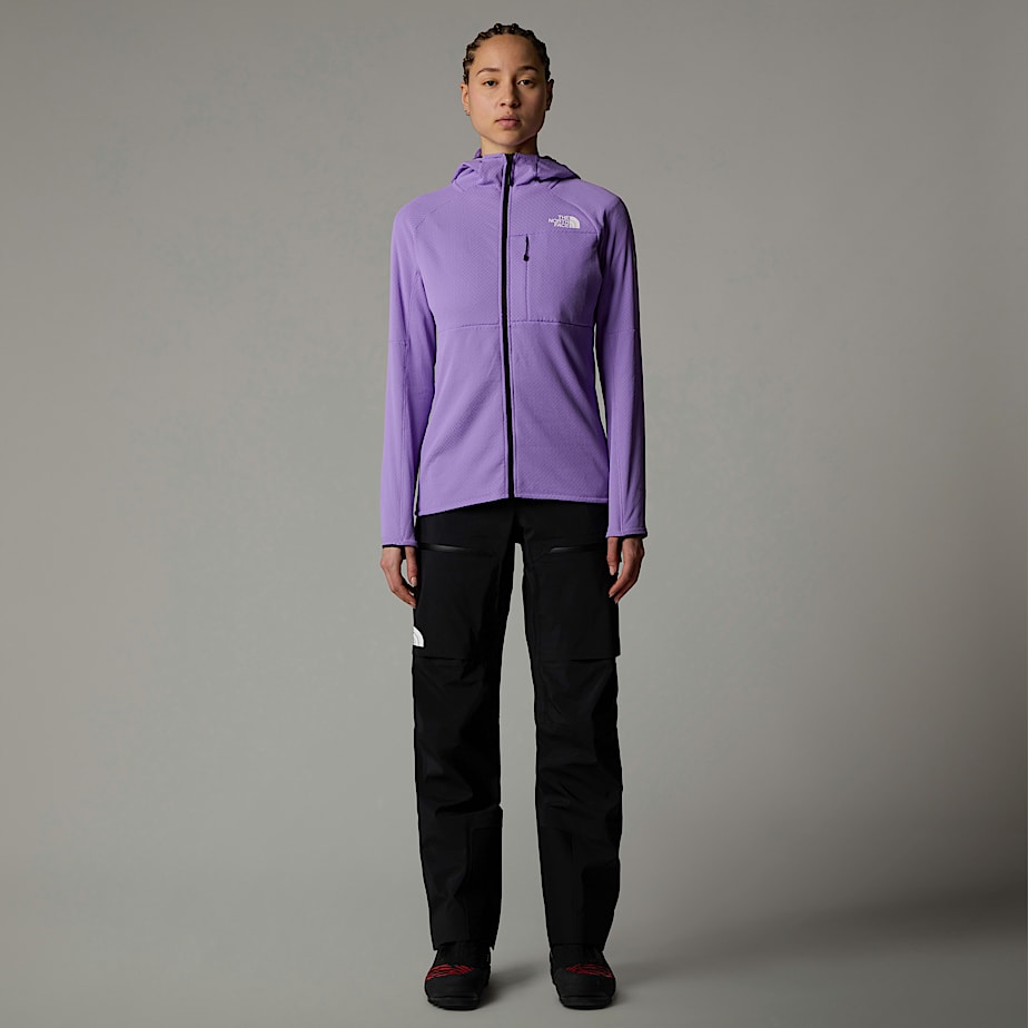 Womens Summit Series FUTUREFLEECE Hooded Jacket TNF ALT5