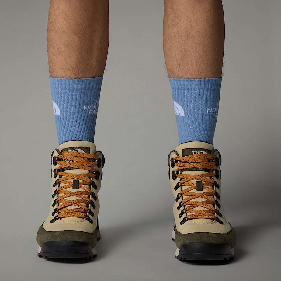 Multi Sport Cushion Crew Socks TNF TNF WhiteMisty SageSteel Blue ALT4