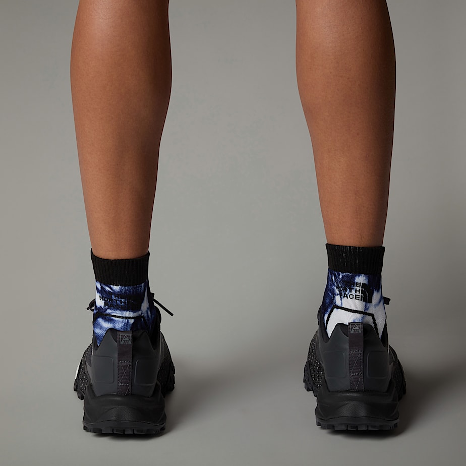 Trail Run Printed 1/4 Socks - 6