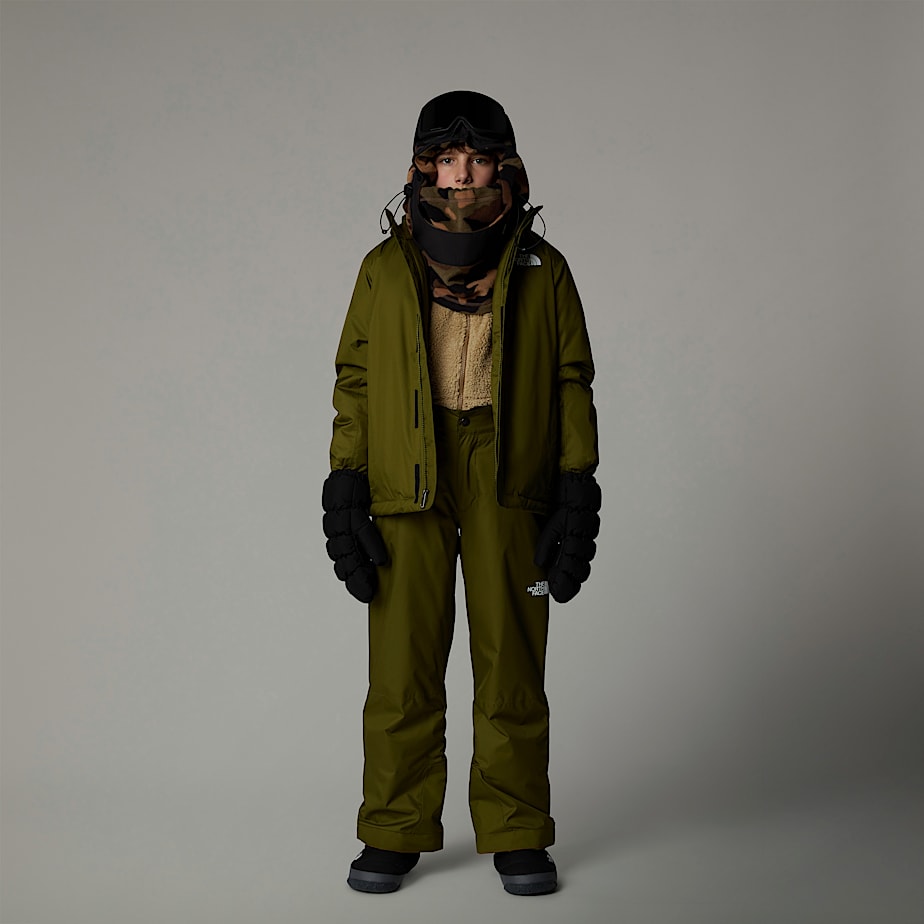 Teens Snowquest Suspender Trousers TNF ALT1