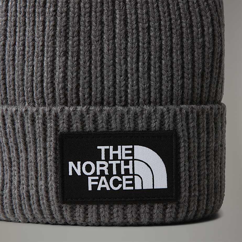 TNF Box Logo Cuffed Beanie Barn - 3