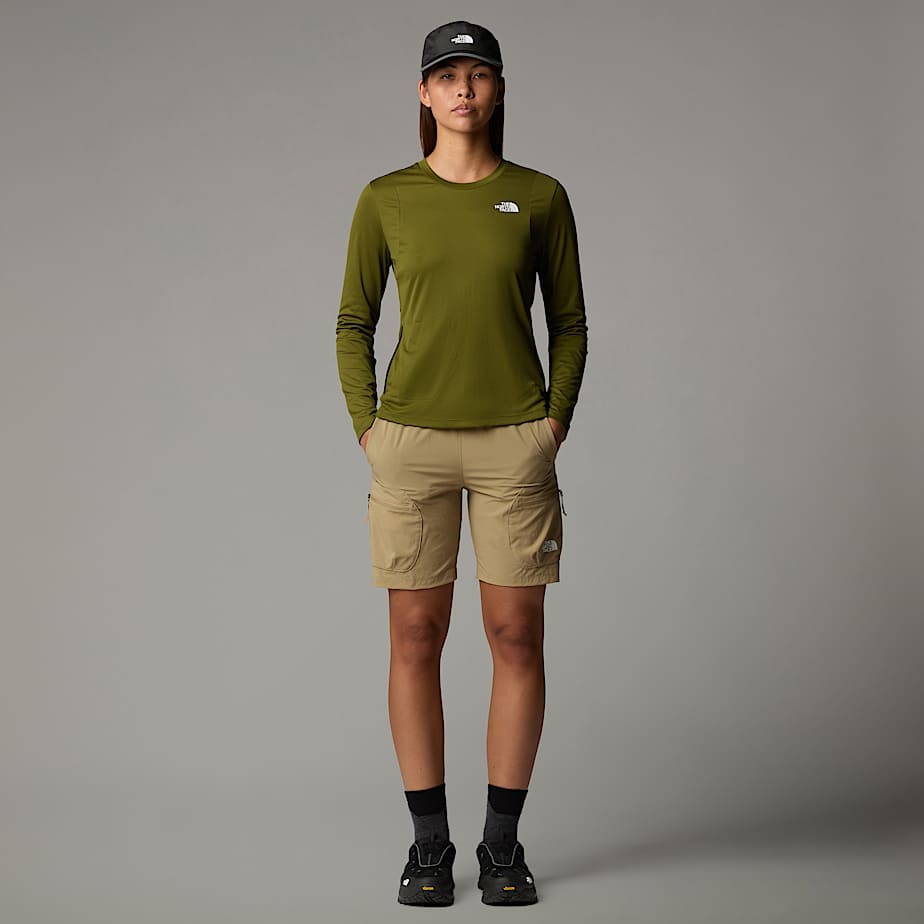 Pantaloncini ripiegabili da donna TNF Kelp TanNPF ALT1