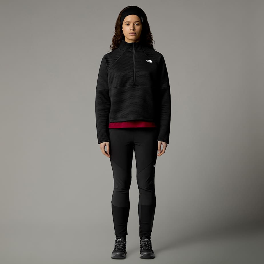 Women's Vertical Thermal 1/4 Zip Fleece - 2