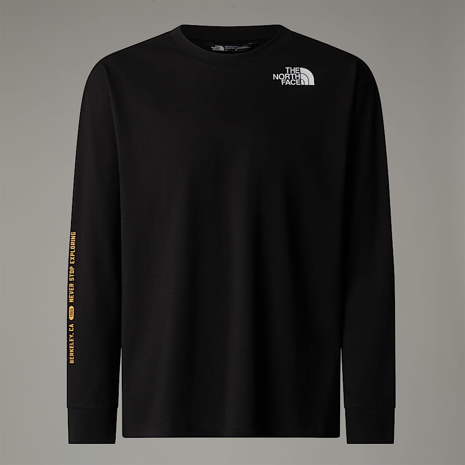 T-shirt a maniche lunghe oversize Varsity con grafica da ragazzi - 10