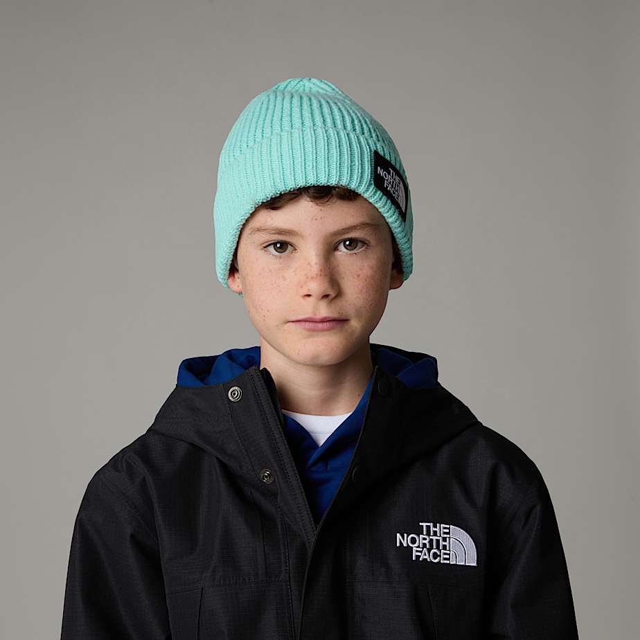 TNF Box Logo-beanie met boord voor kids - 2