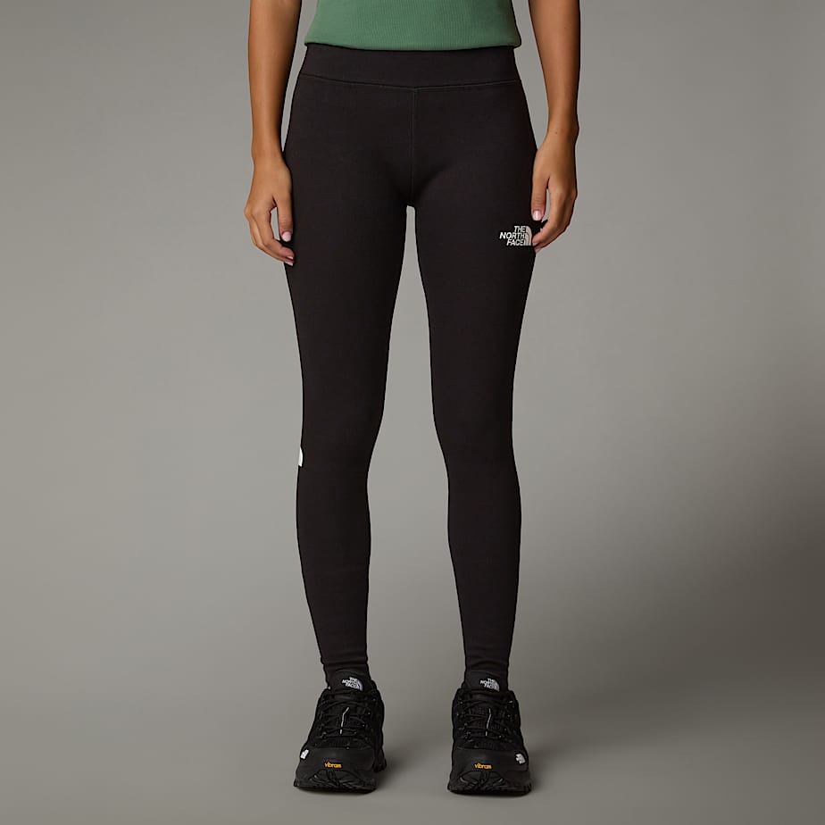 Womens Simple Dome Cotton Leggings TNF HERO