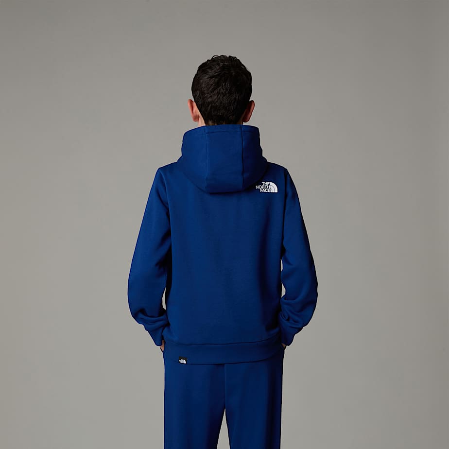 Teens Simple Dome Hoodie TNF Estate Blue ALT2