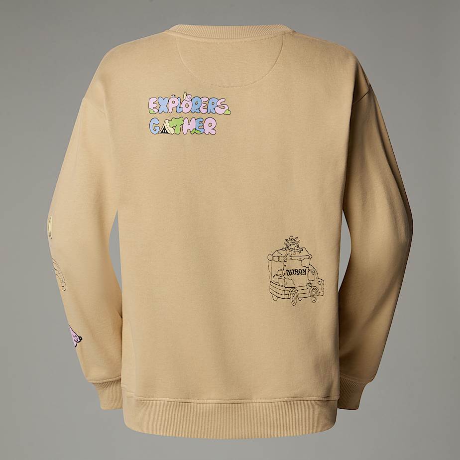 Mountain Cleanup relaxt geschnittenes Sweatshirt in Oversize Unisex TNF ALT1