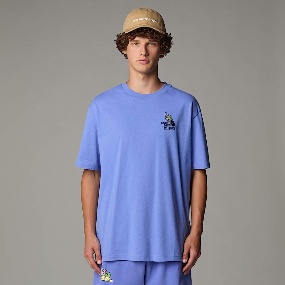 Tshirt unisex o kroju oversize Clean Trails TNF ALT3