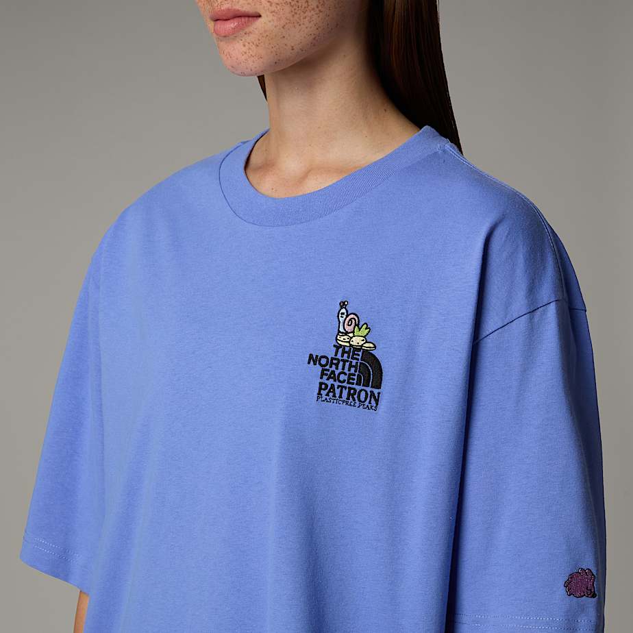 Tshirt unisex o kroju oversize Clean Trails TNF ALT9