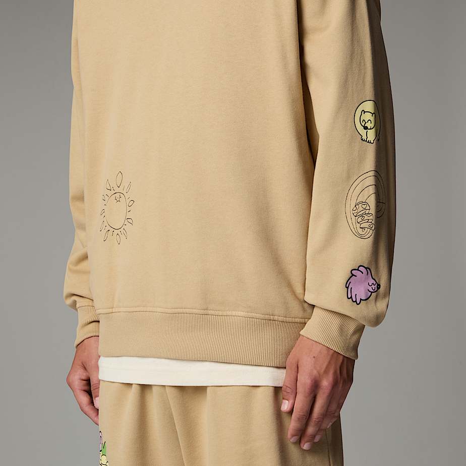 Mountain Cleanup relaxt geschnittenes Sweatshirt in Oversize Unisex TNF ALT6