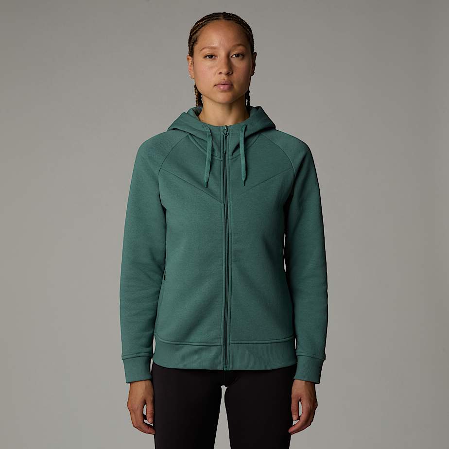 Zuum Fleece Kapuzenpulli mit durchgehendem RV fr Damen TNF ALT2