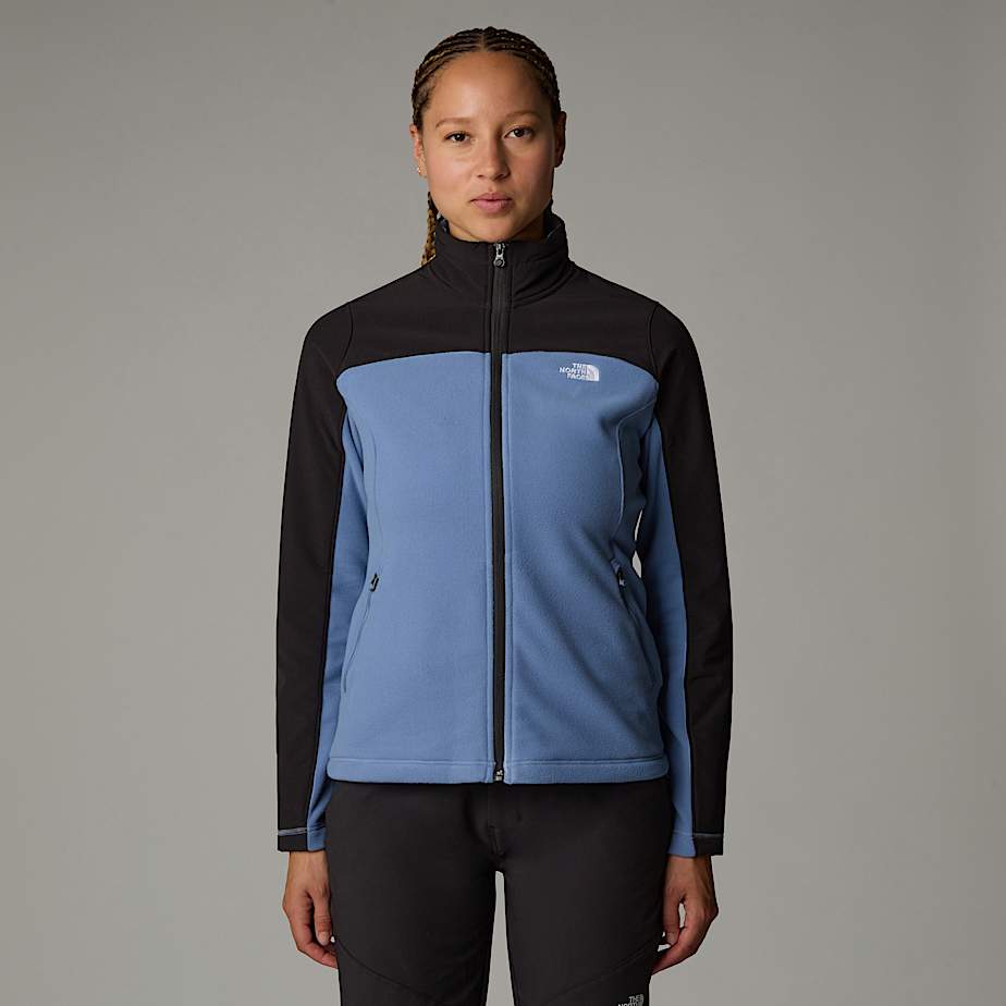 Emilia Delta Fleecejacke mit durchgehendem RV fr Damen  TNF ALT2