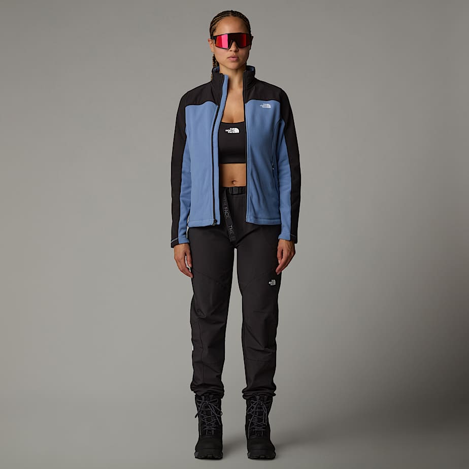 Emilia Delta Fleecejacke mit durchgehendem RV fr Damen  TNF ALT3