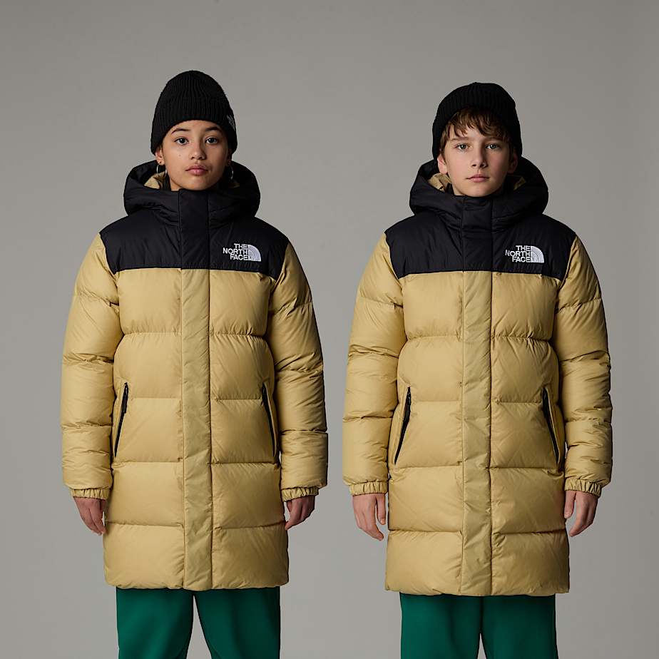 Parka larga Nuptse para jvenes TNF ALT2