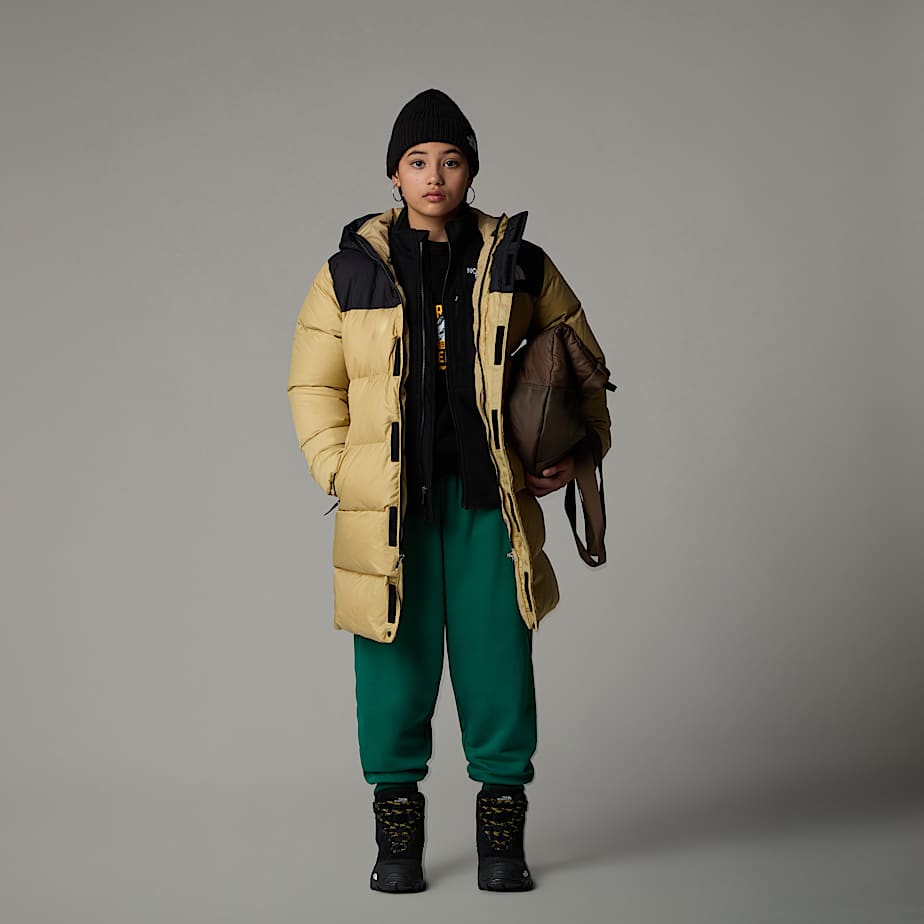 Parka larga Nuptse para jvenes TNF ALT13