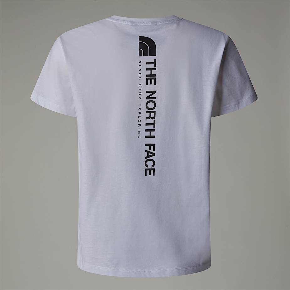 Girls Vertical Graphic Relaxed TShirt TNF ALT1