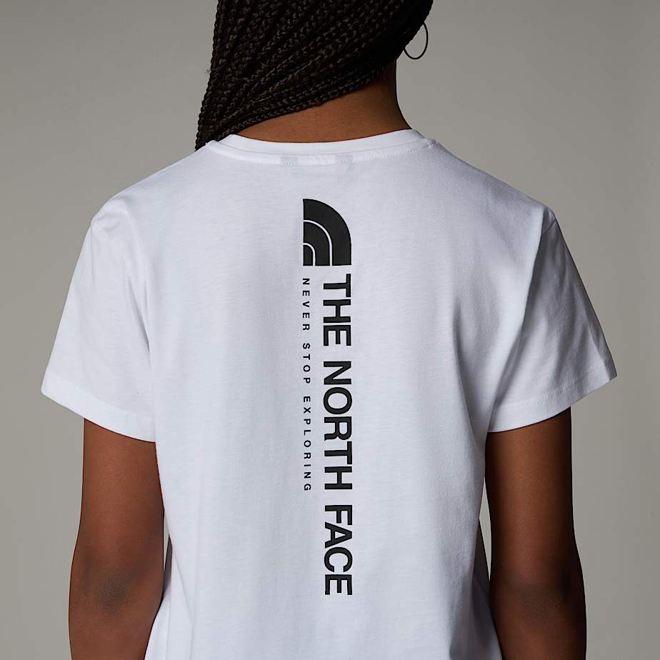 Girls Vertical Graphic Relaxed TShirt TNF ALT6