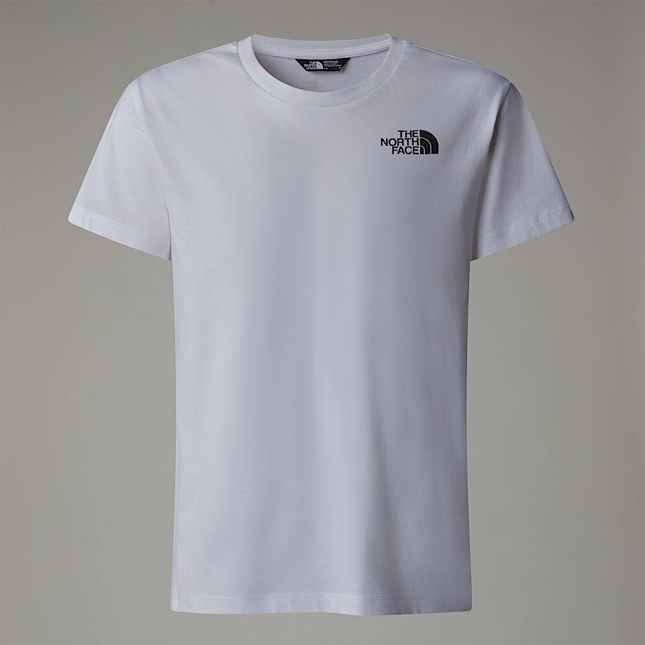 Girls Vertical Graphic Relaxed TShirt TNF HERO