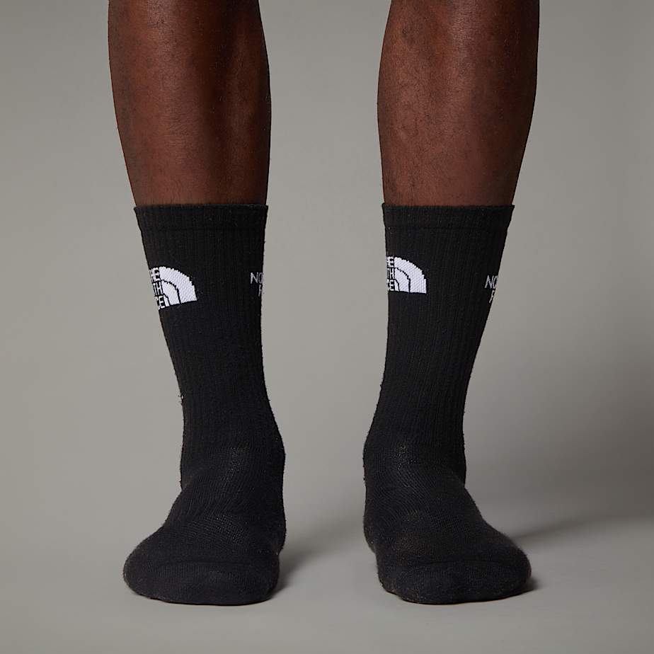 Multi Sport Cushion Crew Socks TNF TNF Black ALT1