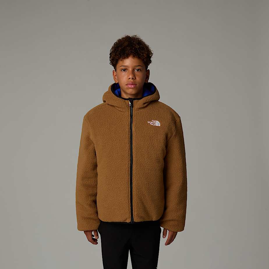 Boys' Reversible Shasta Full-Zip Hooded Jacket - 10