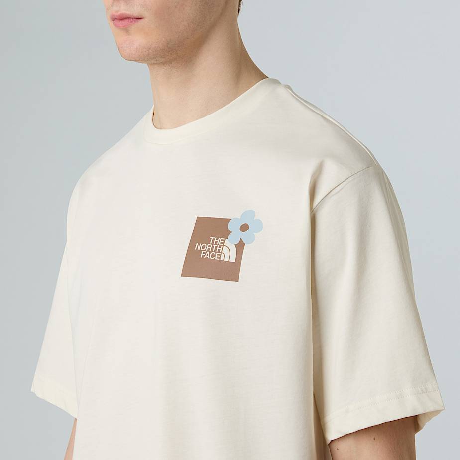 Flower Graphic Relaxed TShirt Unisex TNF ALT5