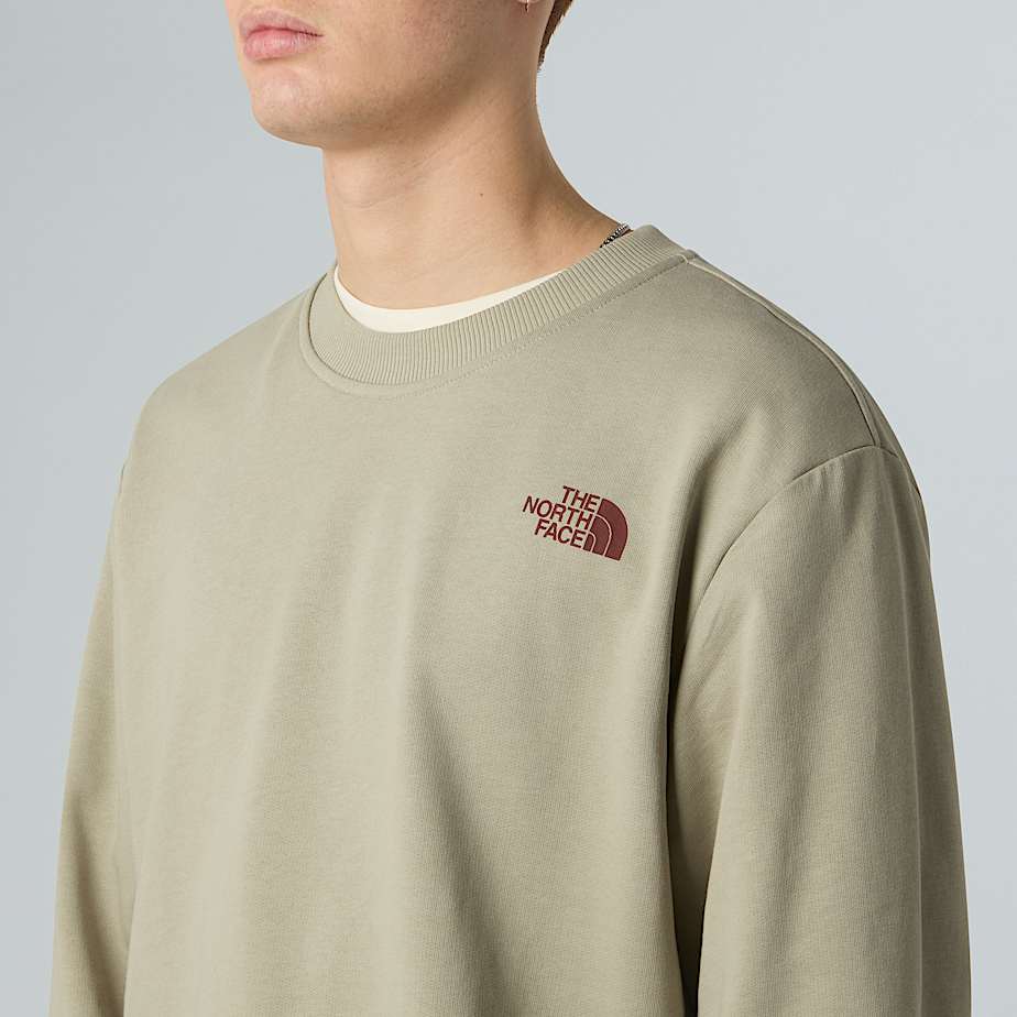 Vintage Postcard Relaxed Sweatshirt Unisex TNF ALT5