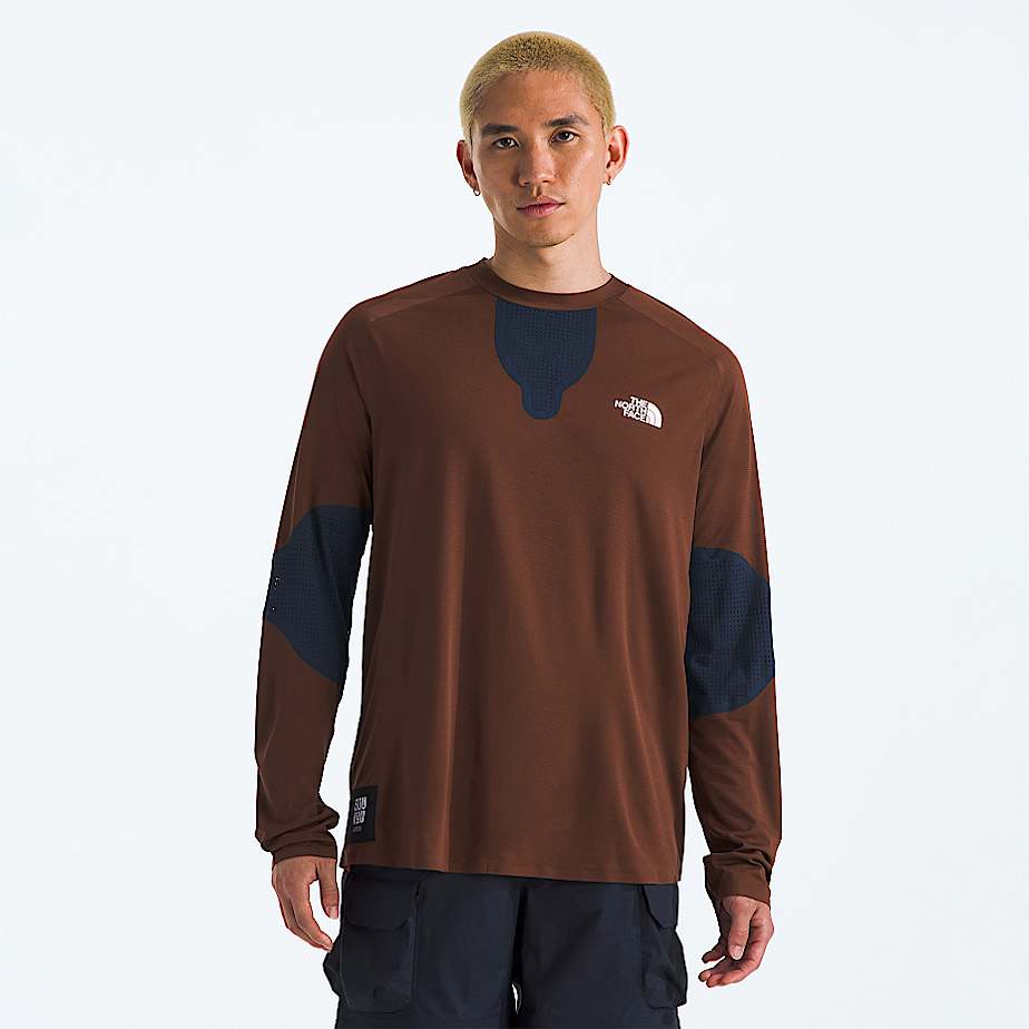 Geperforeerde The North Face X Undercover Soukuu-top met lange mouwen voor wandelen - 2