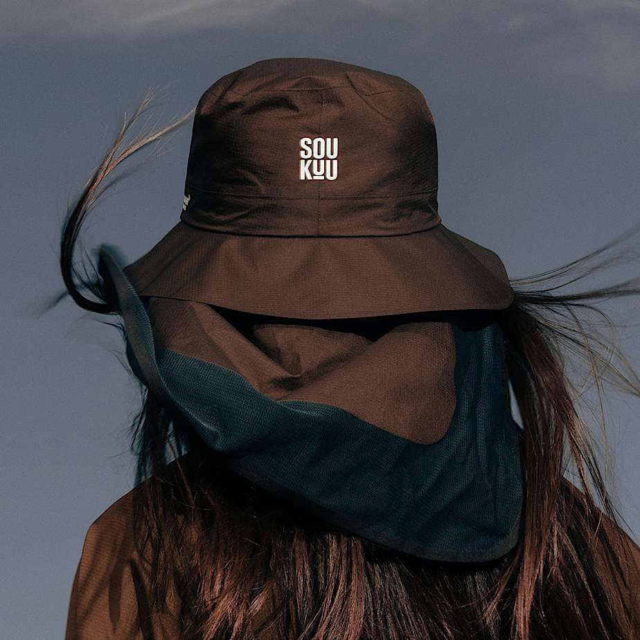 The North Face X Undercover Soukuu Hike Sunshield Bucket Hat TNF ALT3