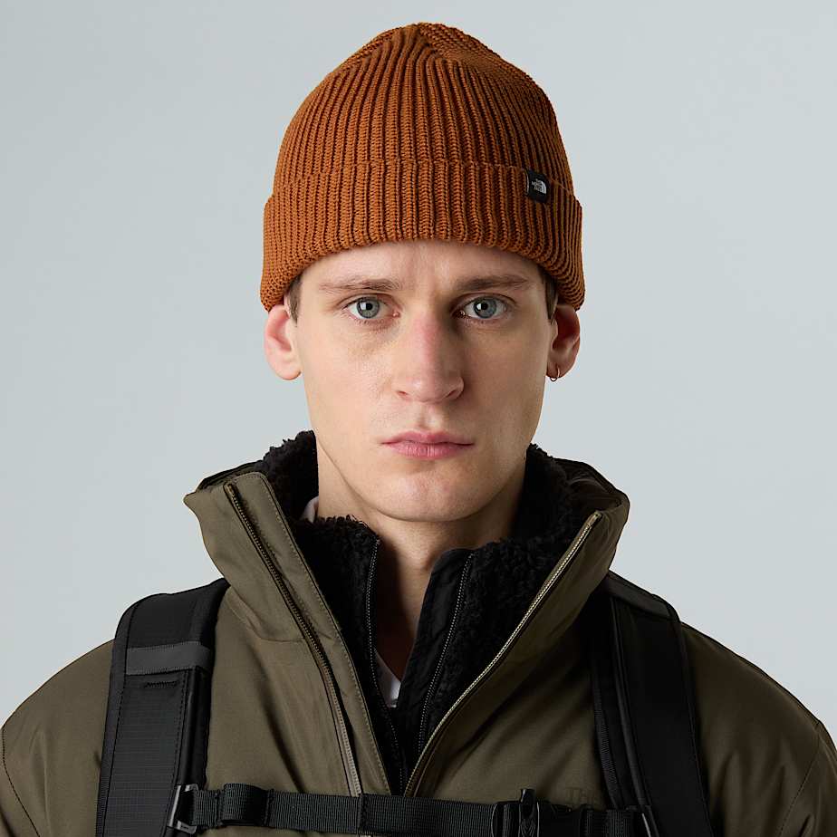 Fisherman Beanie TNF Burnt Umber ALT1