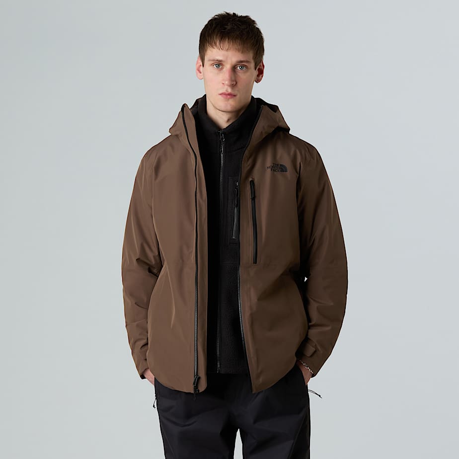 Giacca 3 in 1 North Table Down Triclimate da uomo TNF Smokey BrownTNF Black ALT8