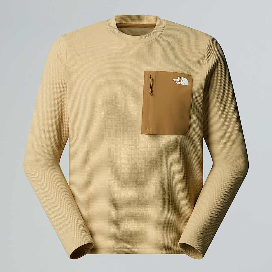 Kechasweatshirt voor heren TNF Khaki StoneUtility Brown HERO