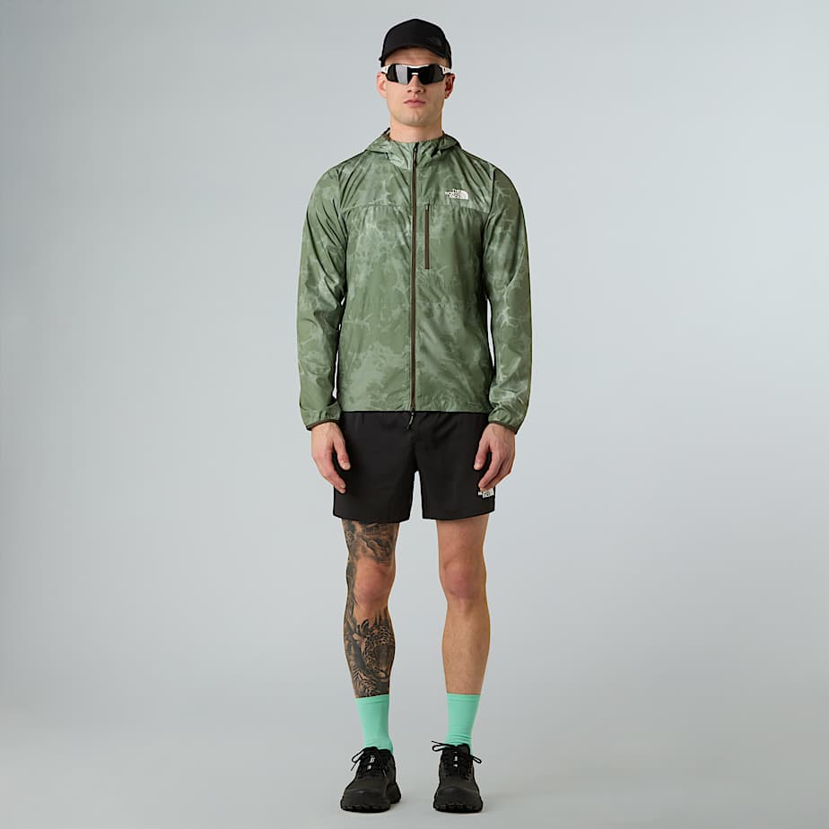 Higher Run Printed Wind Jacket M TNF ALT1