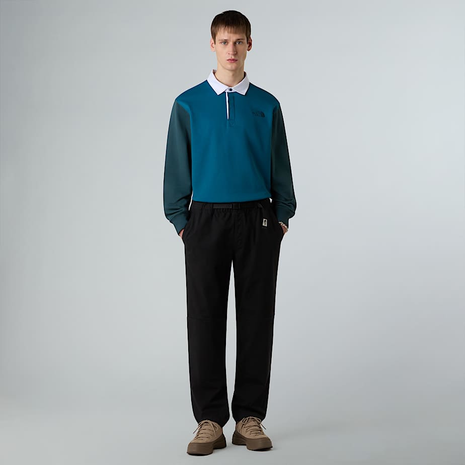 Colourblock Relaxed Rugby Shirt M - 2