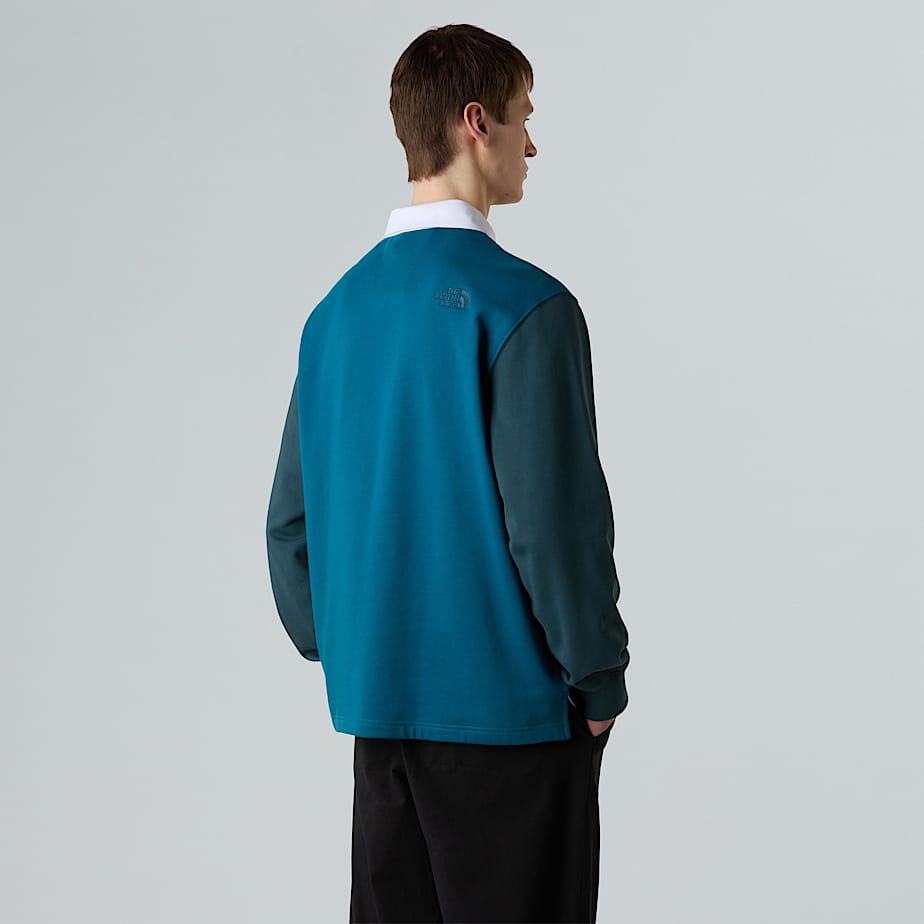 Colourblock Relaxed Rugby Shirt M - 3