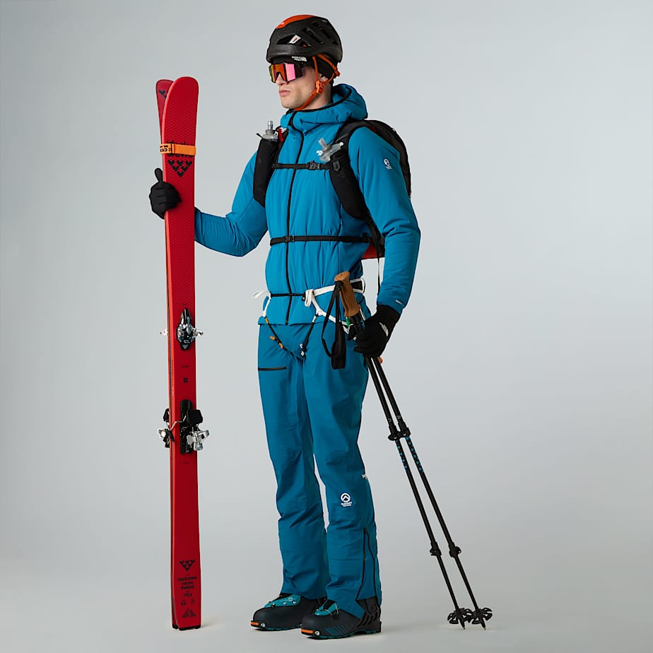 Summit Casaval Hybrid Midlayerhoodie voor heren TNF Dusk Blue ALT4