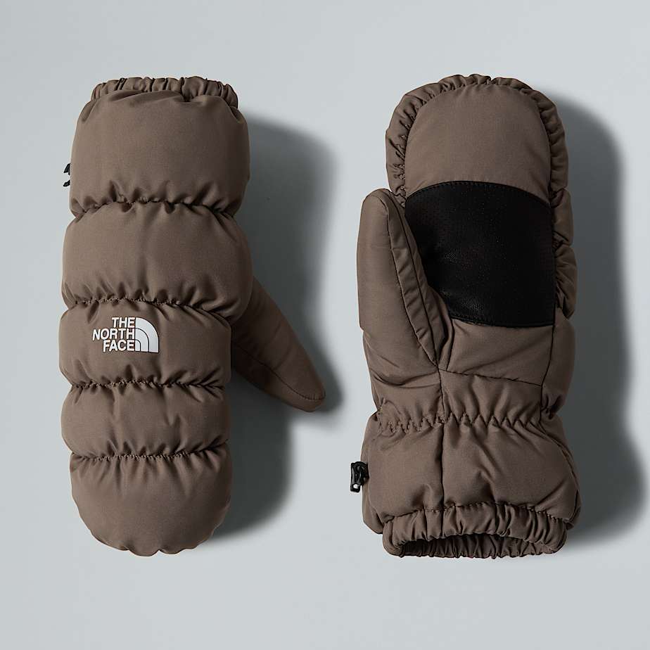 Montana Puffer Mittens TNF Mocha Brown HERO
