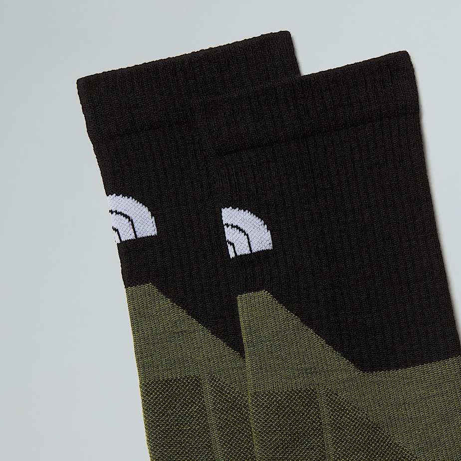 Hiking Crew Socks TNF Bark MistWoodland GreenTNF Black ALT1
