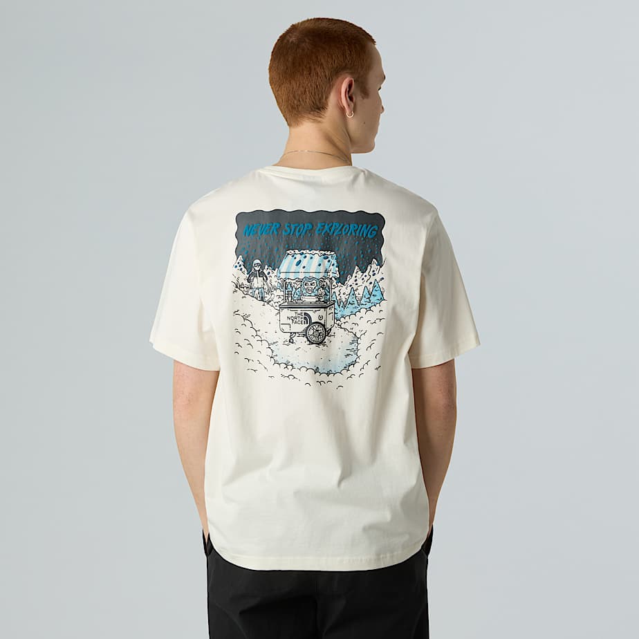 Powder Days relaxt geschnittenes T-Shirt mit Grafik in Unisex - 3
