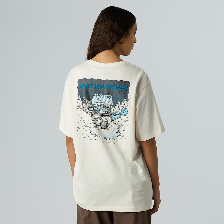 Powder Days relaxt geschnittenes T-Shirt mit Grafik in Unisex - 8