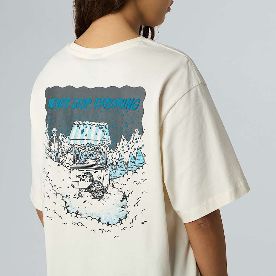 Powder Days relaxt geschnittenes T-Shirt mit Grafik in Unisex - 11