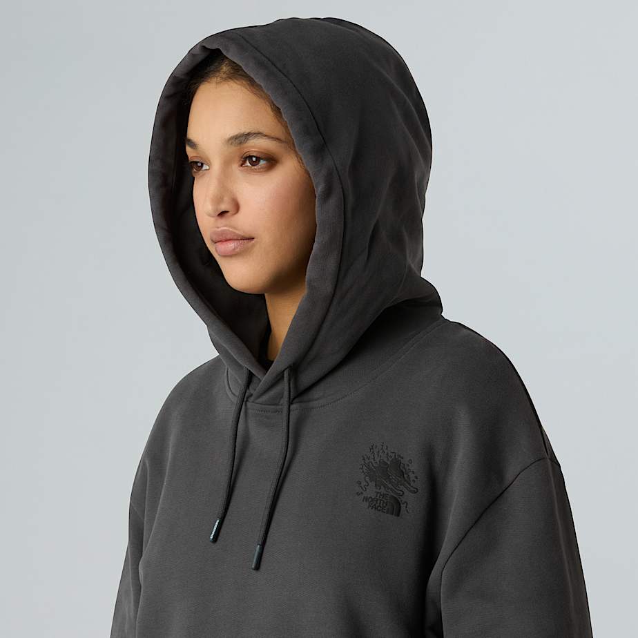 Luźna bluza unisex z kapturem i grafiką Powder Days - 12