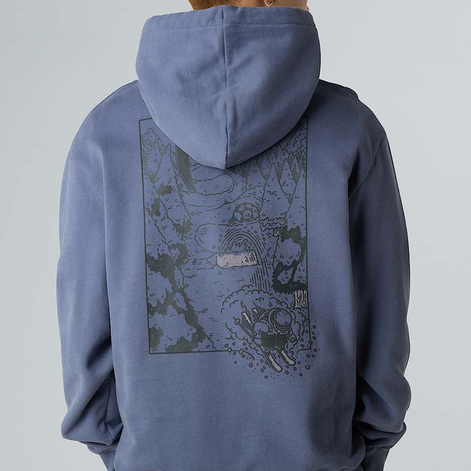 Unisex Powder Days Relaxed Graphic Hoodie - 7