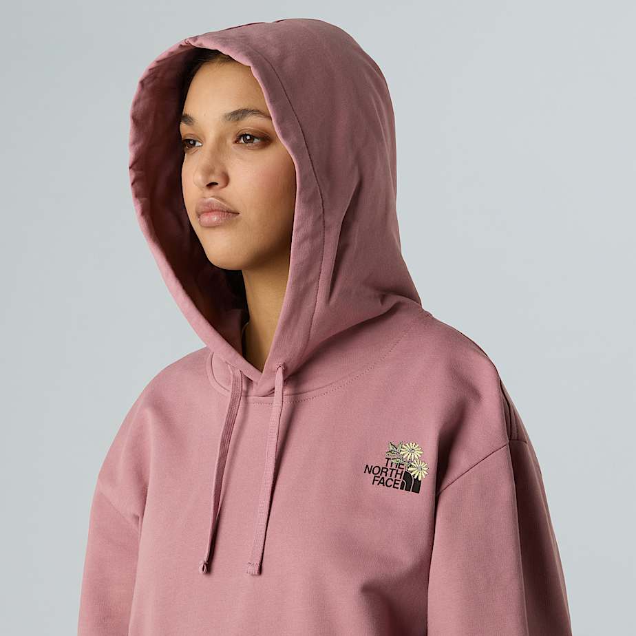 Dome Flower Relaxed Graphic Hoodie Unisex TNF ALT5