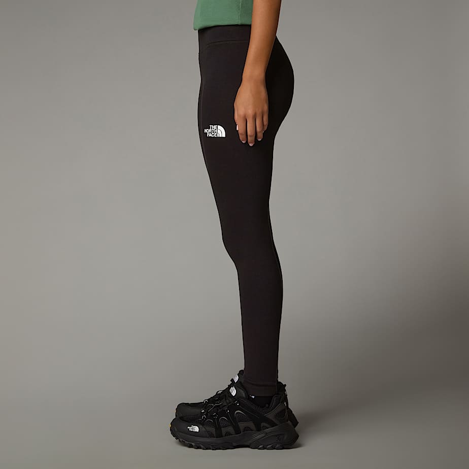 Womens Simple Dome Cotton Leggings TNF ALT4