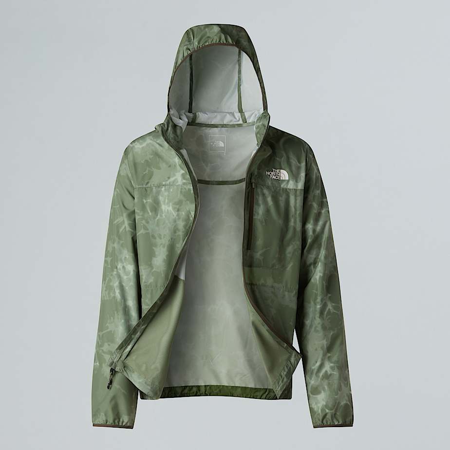 Higher Run Printed Wind Jacket M TNF ALT17